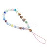 Heart Cat Eye Mobile Straps HJEW-JM03427-01-4