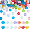 280Pcs 14 Colors Transparent Glass Beads Strands GLAA-TA0012-34-1