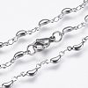 304 Stainless Steel Chain Necklaces STAS-P164-17P-2