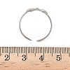304 Stainless Steel Open Cuff Rings for Women RJEW-A079-11A-P-5