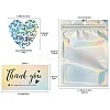 Thanksgiving Day Theme Rectangle Zip Top Plastic Glitter Holographic Bags OPP-FS0001-16A-5