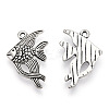 Tibetan Style Alloy Pendants PALLOY-T075-201AS-1