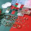 Christmas DIY Polymer Clay & Acrylic & Glass Beads: Bracelets Making Kits DIY-FS0007-99-10