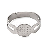 316 Stainless Steel Pad Ring Settings LS-X-STAS-D375-03P-2