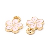 Alloy Enamel Charms ENAM-C005-34G-03-3