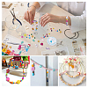 DIY Wood Beaded Bracelets and Keychains Making Kit DIY-PH0008-94-7