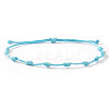 Adjustable Polyester Cord Braided Bracelets for Friendship Couple UP1845-6-1