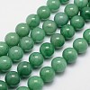 Round Natural Green Aventurine Bead Strands G-L419-58-1