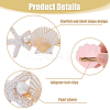 Iron & Alloy Alligator Hair Clips PHAR-HS0001-01-4