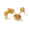 304 Stainless Steel Stud Earring Findings STAS-E179-05B-G-2