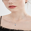 8Pcs 4 Colors Faceted Glass Charms GLAA-LP0001-21-3