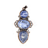 Retro Natural Sodalite Pendants PW-WG7292F-07-1