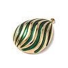 304 Stainless Steel Enamel Pendants STAS-P453-14G-01-2