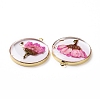 Transparent Clear Epoxy Resin Pendants X-RESI-L036-12G-11-3