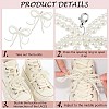 Plastic Imitation Pearl Shoe Charms AJEW-CP0006-58-5