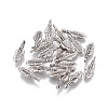 Tibetan Style Alloy Feather Pendants LS-TIBEP-0377-AS-LF-1