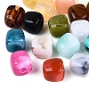 Two Tone Opaque Acrylic Beads OACR-Q205-04-1