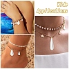 40Pcs 8 Styles ABS Plastic Pearl Pendants FIND-YW0012-01G-6