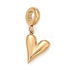 304 Stainless Steel European Dangle Charms LS-STAS-I194-16G-2