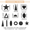 DIY Jewelry Making Finding Kit WOOD-PH0002-46-2