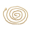 PVD Vacuum Plating 304 Stainless Steel Rolo Chain Necklaces X-NJEW-I248-11C-G-3