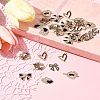 28Pcs 6 Styles Alloy Enamel Pendants FIND-FS0003-22-10