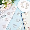 50Pcs Iron Paper Clips OFST-CP0001-05RG-4