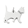 Non-Tarnish 304 Stainless Steel Pendants STAS-E205-06P-1
