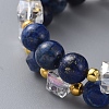 Two Loops Fashion Wrap Bracelets BJEW-JB04689-02-2