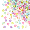 HOBBIESAY 200Pcs Opaque Acrylic Beads Connector Charms FIND-HY0001-30-1