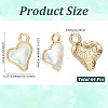 64Pcs Glass Charms FIND-SC0015-33A-2