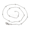 Brass Cable Chain Necklaces NJEW-I247-02P-3