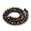 Natural Tiger Eye Beads Strands X-G-S259-21-8mm-2