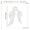 1Pc Satin Face Cloth Elastic Hair Accessories OHAR-LP0002-30-2