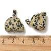 Natural Dalmatian Jasper Pendants G-Z067-02P-06-4