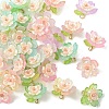 50Pcs 5 Colors Acrylic Charms PALLOY-YW00127-2