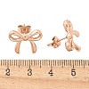 PVD Vacuum Plating 304 Stainless Steel Stud Earrings EJEW-C099-18M-3