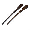 Vintage Schima Wood Hair Sticks Findings OHAR-N008-12-2