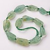 Natural Grenn Fluorite Beads Strands G-D834-12-2