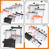 5Pcs Nylon Mesh Pen Bag AJEW-SP0001-89K-5