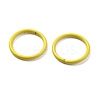 Spray Painted Iron Open Jump Rings IFIN-F149-B13-2