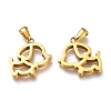 Ion Plating(IP) 304 Stainless Steel Pendants STAS-Z006-14G-2
