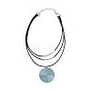 Ethnic Style Disc Alloy Pendant Necklaces FS-WGACE74-02-3