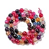 Natural Agate Beads Strands G-C082-A01-18-3