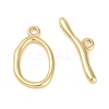 Brass Toggle Clasps KK-K391-09G-2