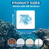 1 Set Ocean Theme PET Hollow Out Drawing Painting Stencils DIY-MA0005-16-5