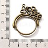 Alloy Open Back Bezel Pendants PALLOY-I223-05AB-3