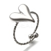 304 Stainless Steel Cuff Rings RJEW-Z074-09P-1