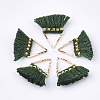Polycotton(Polyester Cotton) Tassel Charms Decorations FIND-S302-10H-1