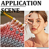 26Pcs Alloy Enamel Pendant Locking Stitch Markers HJEW-SC00136-4